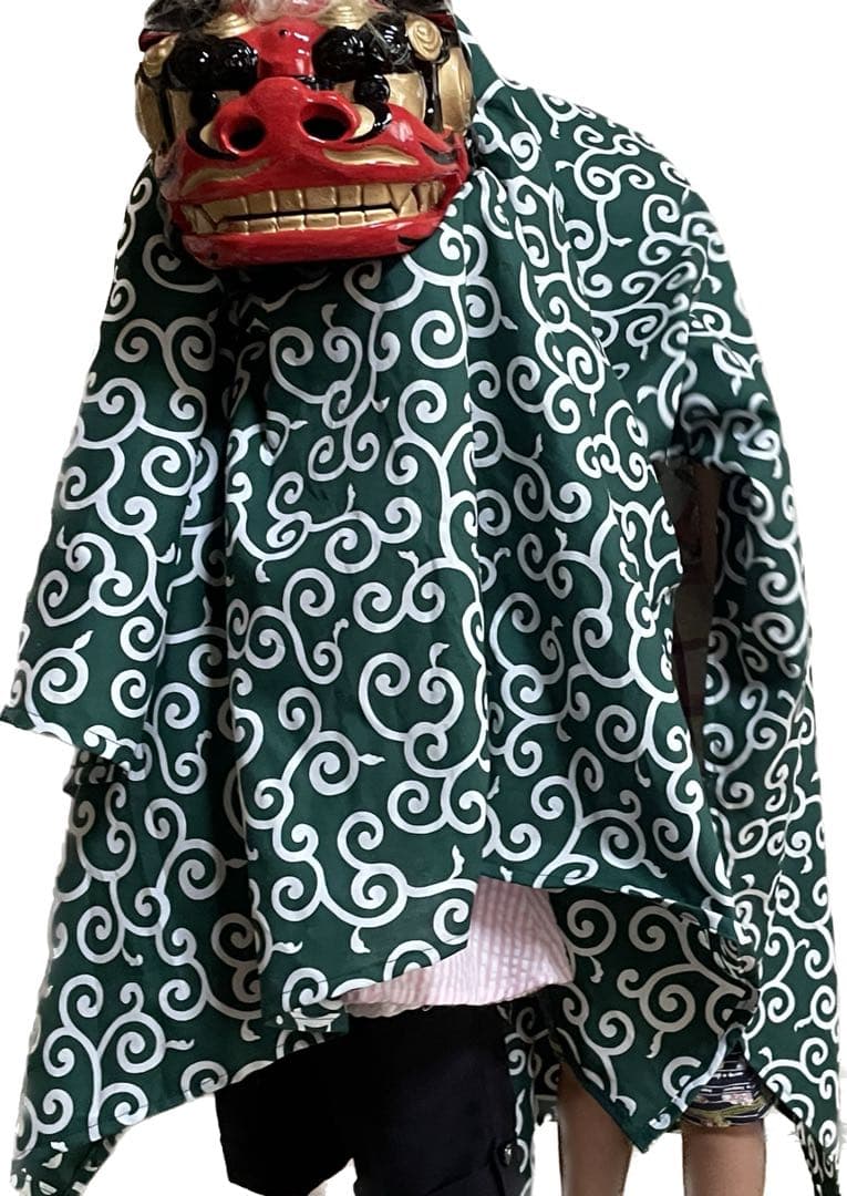 昼神小獅子　獅子舞用幌　標準サイズ　参考