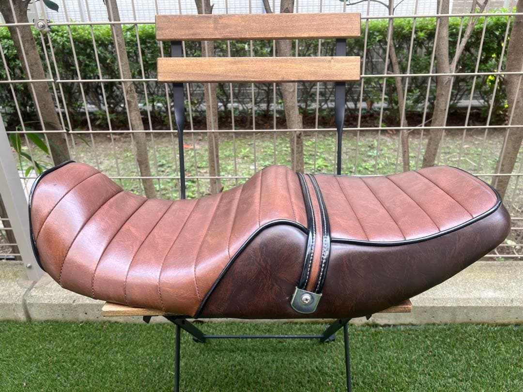 ZRX400 タックロール　シート　茶色