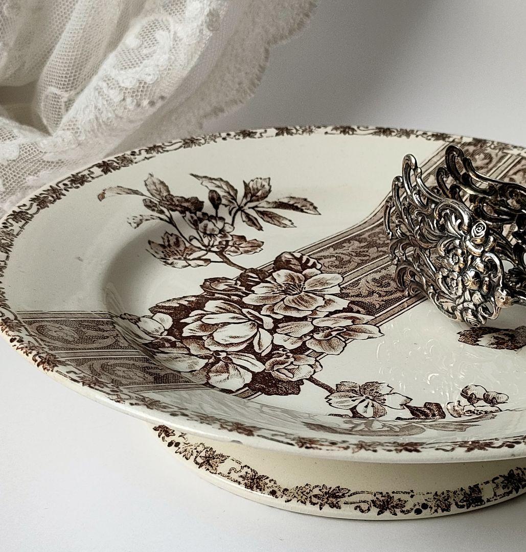 希少　美品　エミールブルジョワ　マロン　コンポティエ　フランスアンティーク