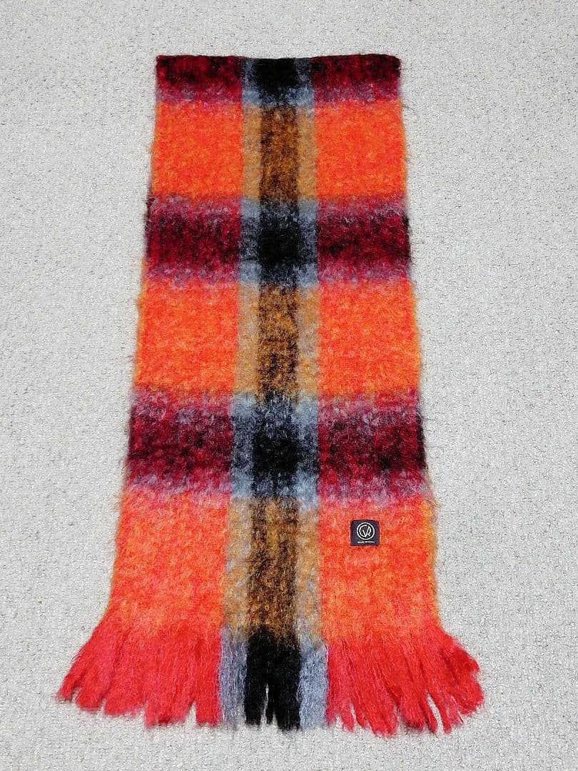 モヘアマフラー Mantas Ezcaray Mohair Tartan