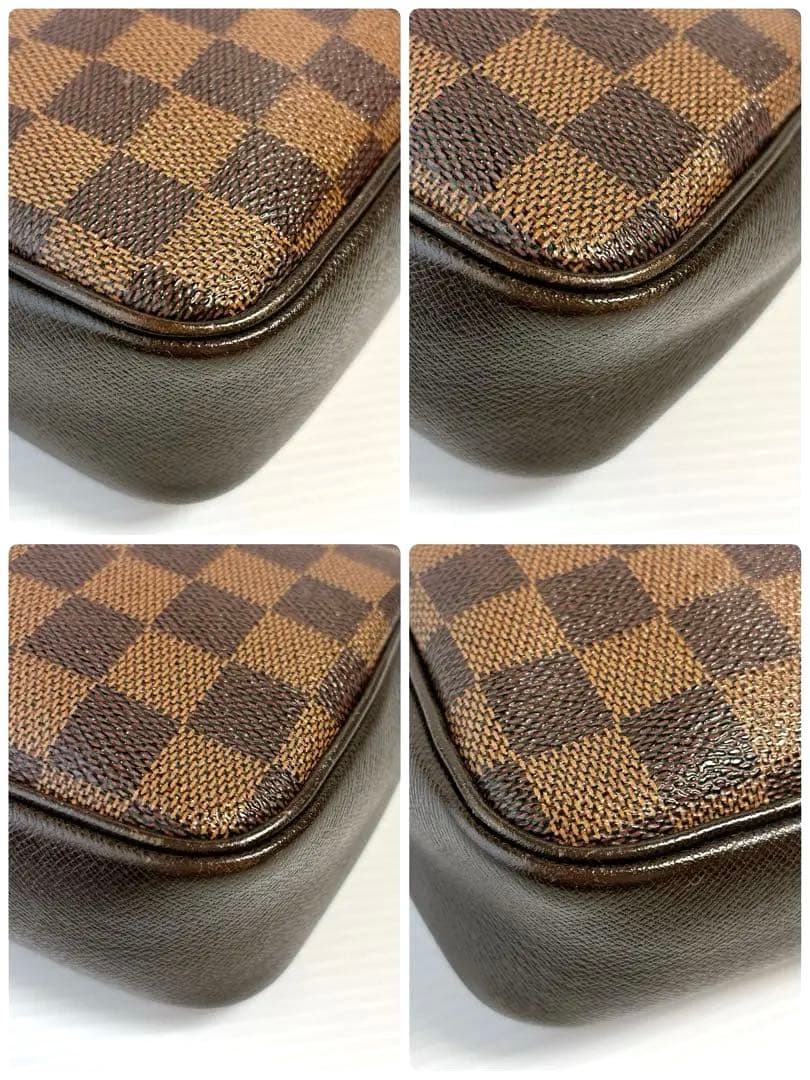 ルイヴィトンダミエ　トゥルースメイクアップ　アクセサリーポーチ　ミニバッグ