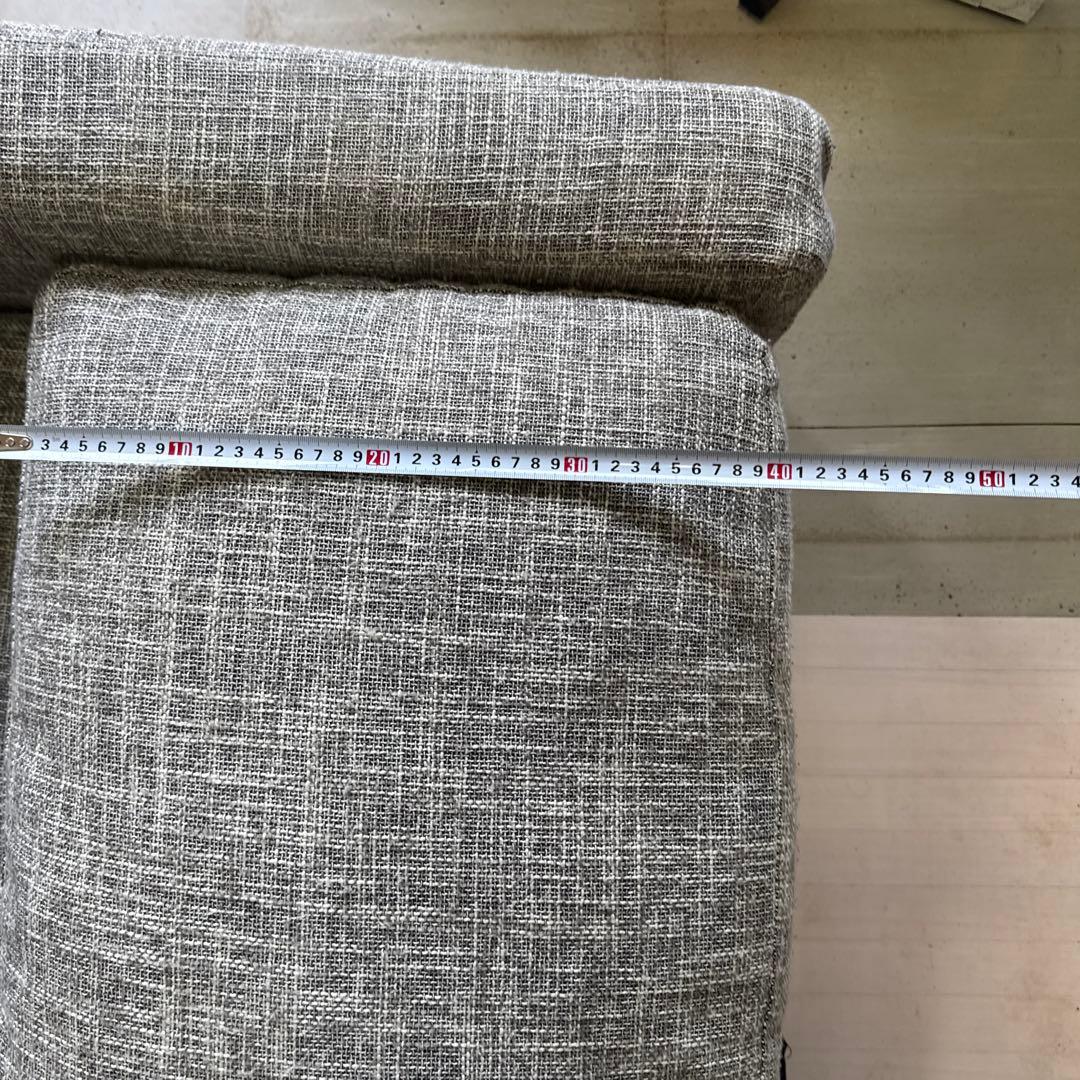 まさ NDstyleコーナーソーファー　ファブリックソファ　【欠損あり】