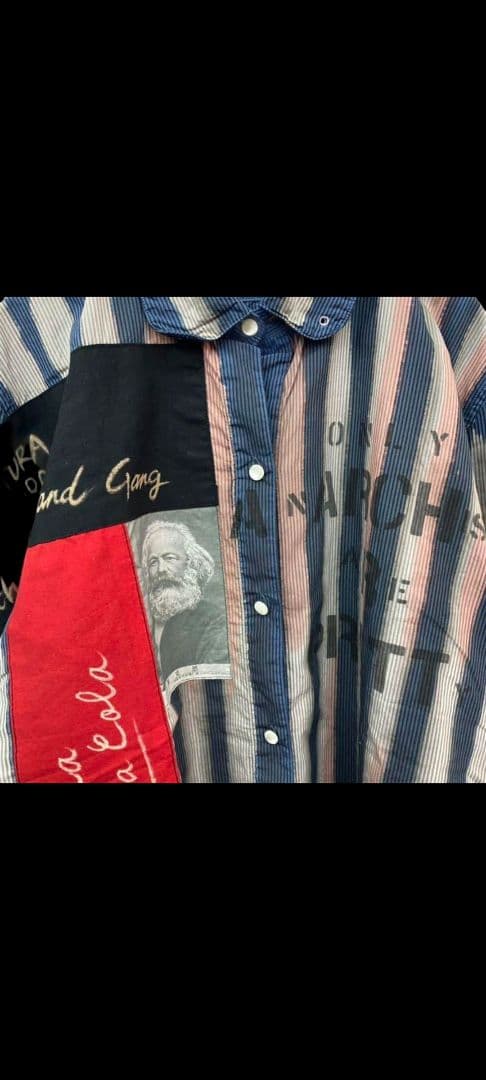 DEADMAN デッドマン アナーキーシャツ 666 アーカイブ　古着