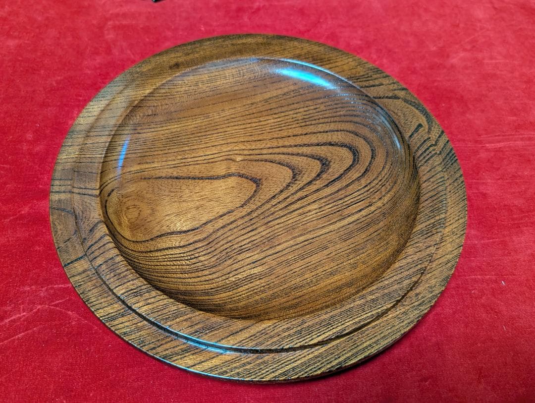 和食器　三段重　欅　ナチュラル　大きいサイズ