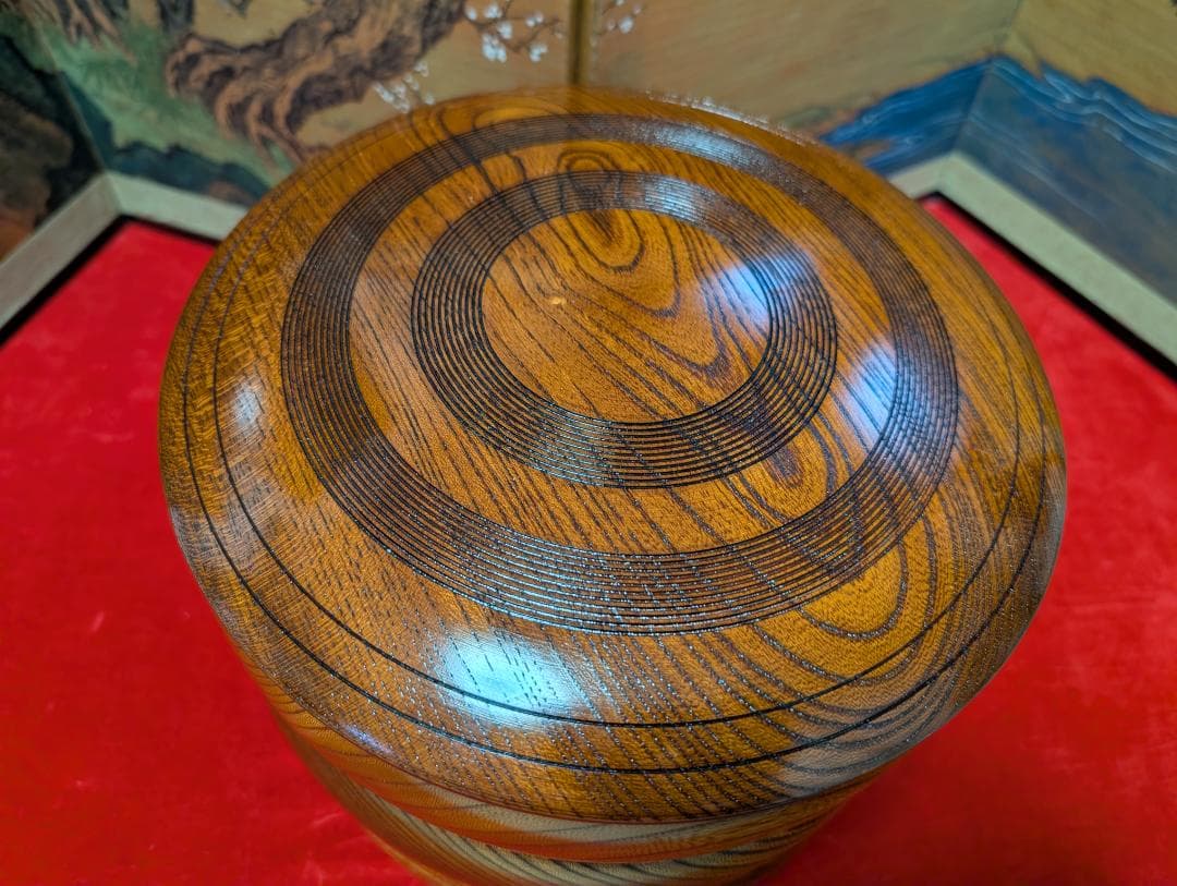 和食器　三段重　欅　ナチュラル　大きいサイズ