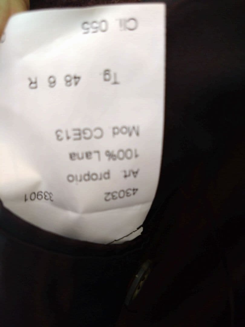 ERAL55カセンティーノダブルブレストチェスターコートイタリア製新品未使用