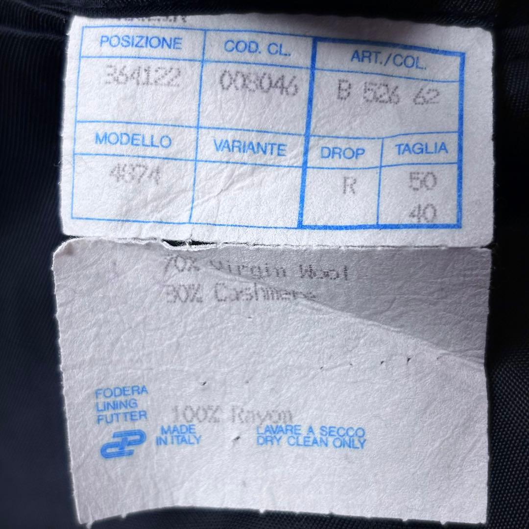 極美品 カシミヤ混 イタリア製 ロング ブルックスブラザーズ チェスターコート