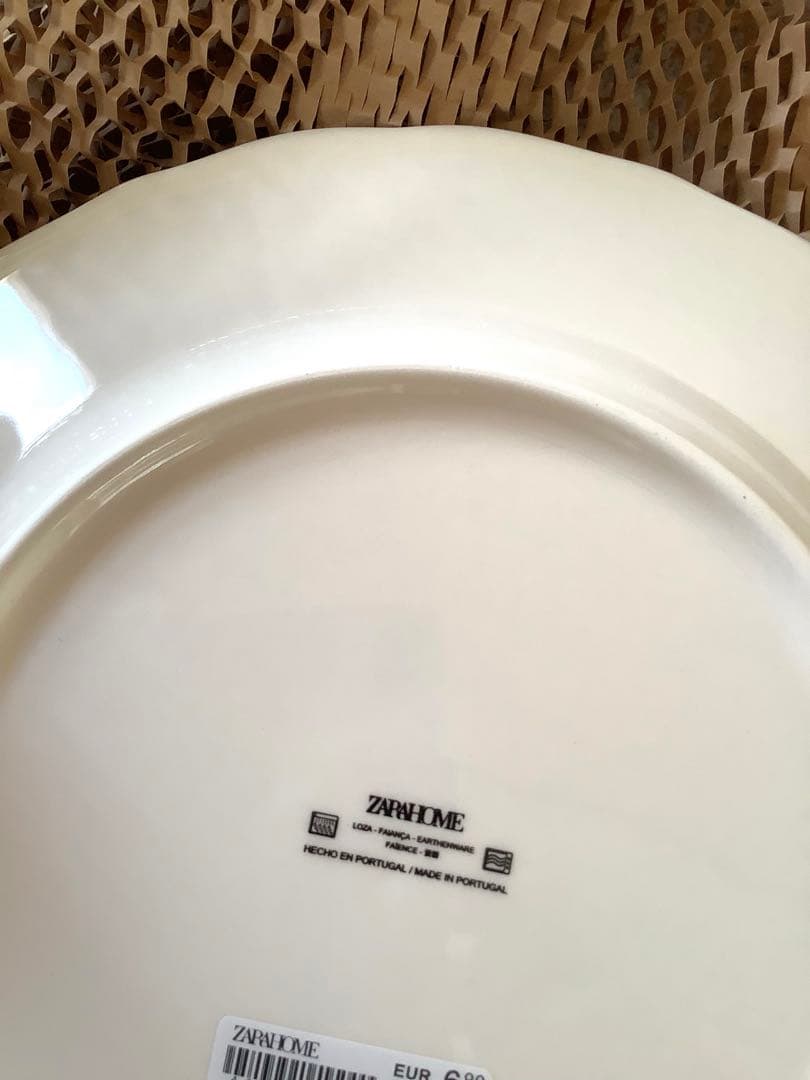 ZARA  フラワーアースンウェアデイナープレート3枚【新品•タグ付き】
