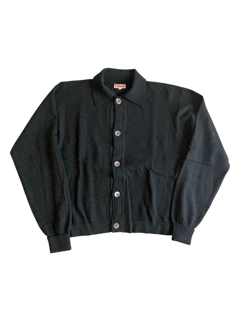 ROMEO GIGLI ダークグリーン カーディガン　イタリア製