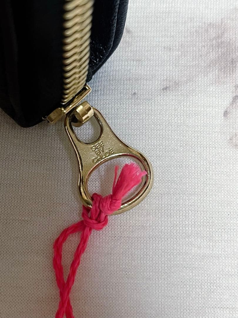 【新品未使用タグ付】シーバイクロエ　折りたたみ　二つ折り財布