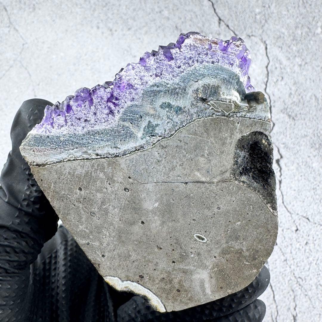 G-188高品質アメジスト クラスター ドーム　ウルグアイ産 高濃度 天然石