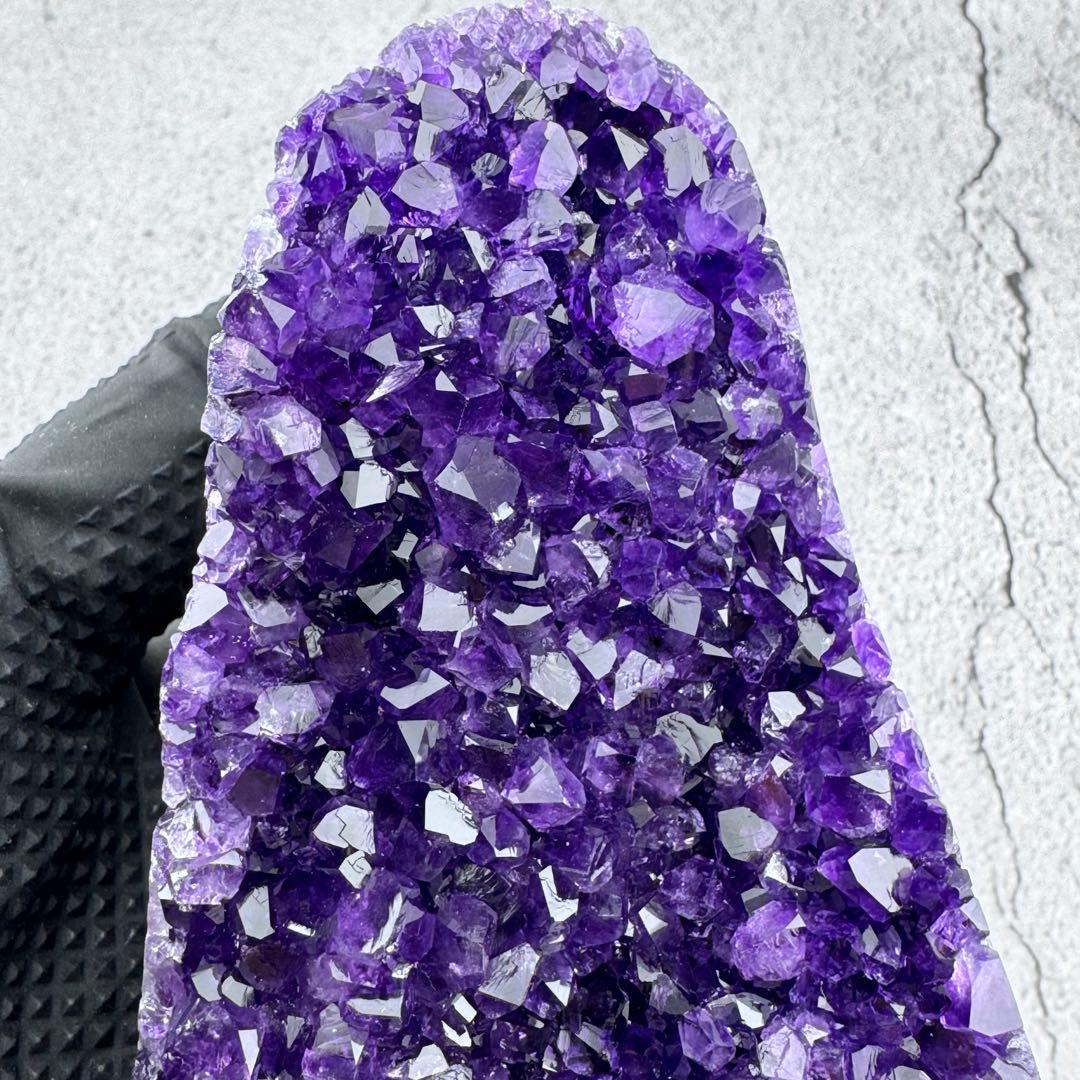 G-188高品質アメジスト クラスター ドーム　ウルグアイ産 高濃度 天然石