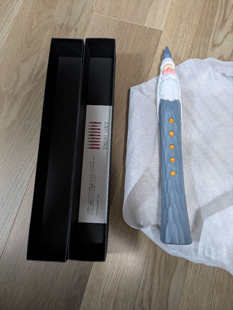 新品未使用Shimoo Design とんがりサンタ　グレー