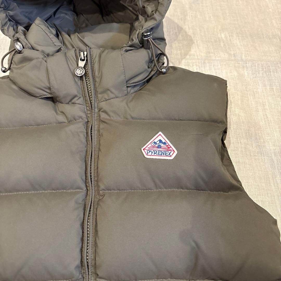 PYRENEX Heritage ダウンベスト XS カーキ
