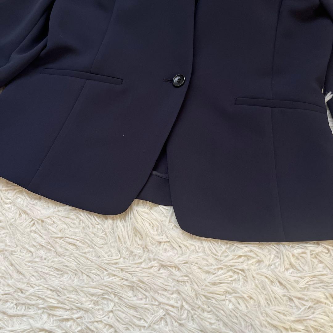 ●NEW YORKER スーツ　セットアップ ノーカラー　パンツ　洗える　上下