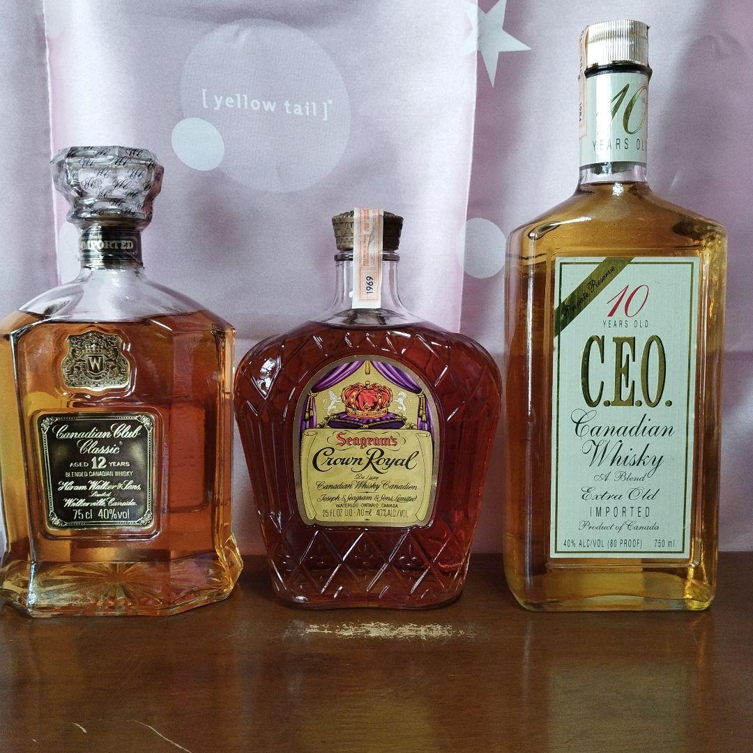 オールドカナディアンウイスキー3本セット