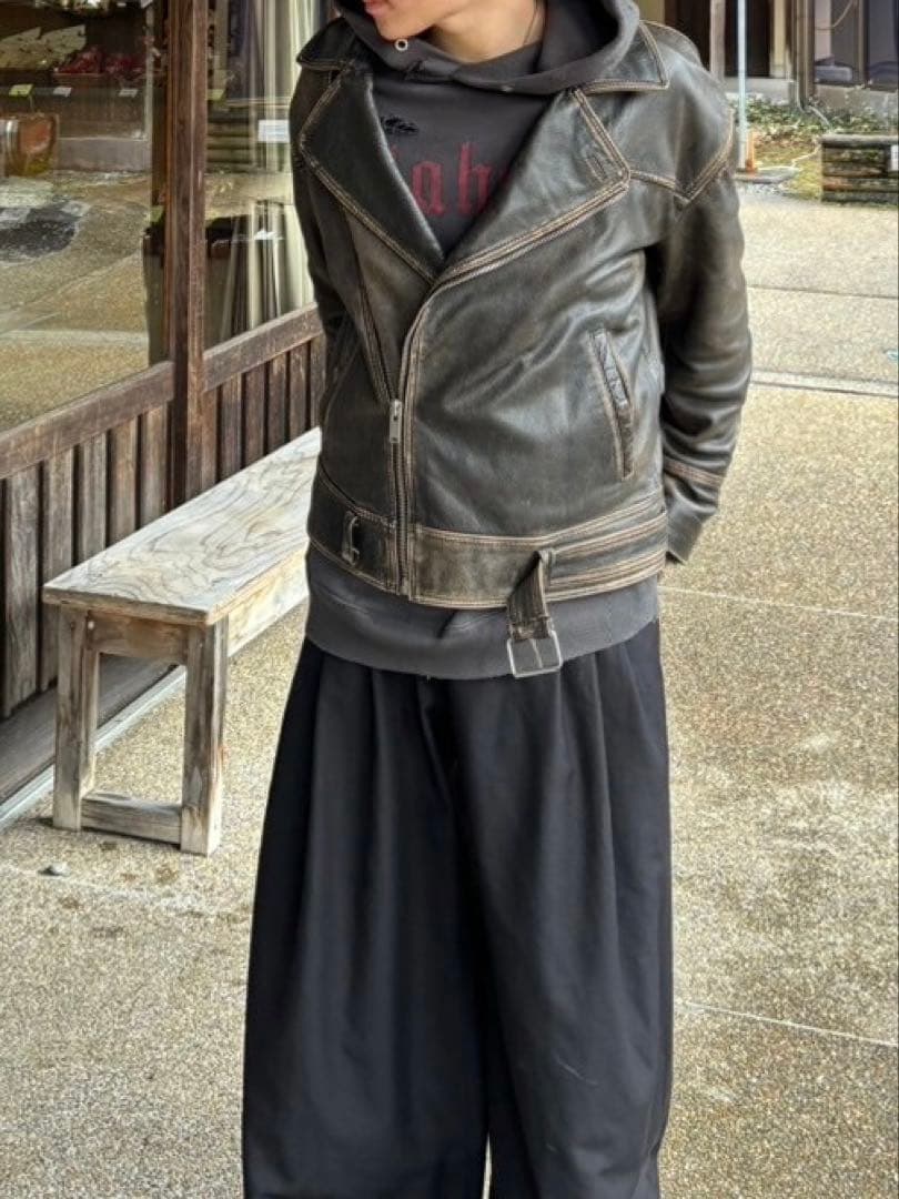 ZARA リアルレザージャケット