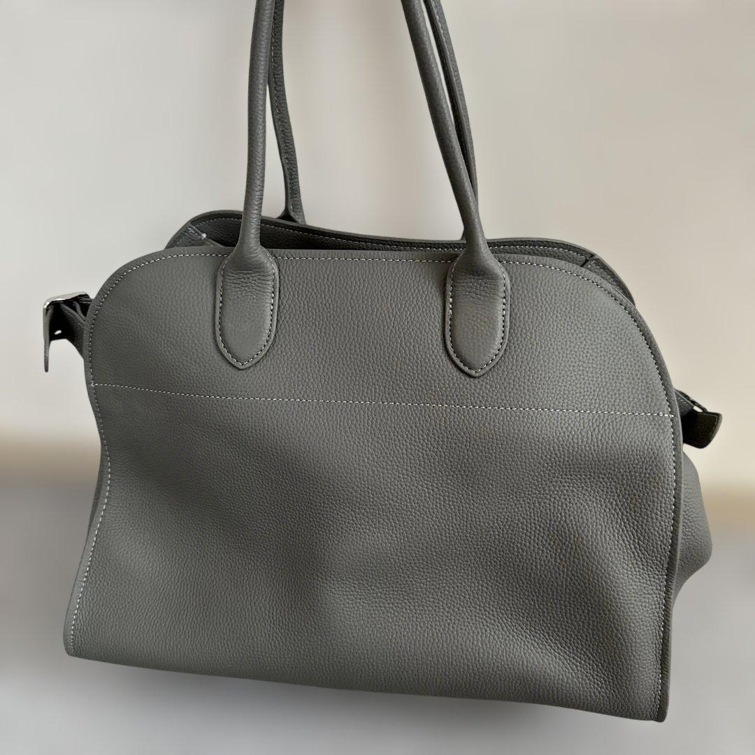 JISTORY サイドベルト ボストンバッグ グレー