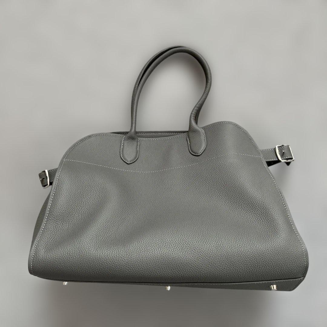 JISTORY サイドベルト ボストンバッグ グレー