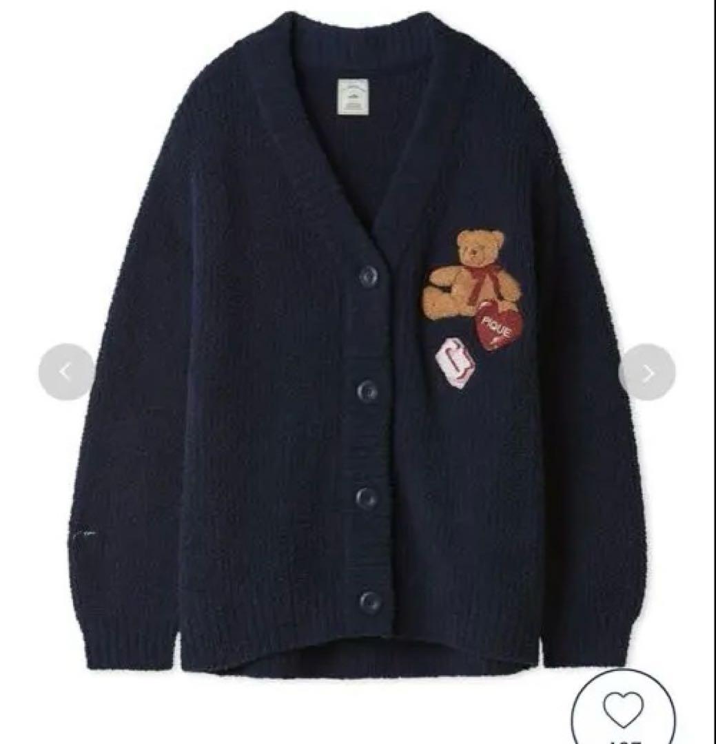 gelatopique ベアさがらカーディガン フェイバリット総柄ロングパンツ