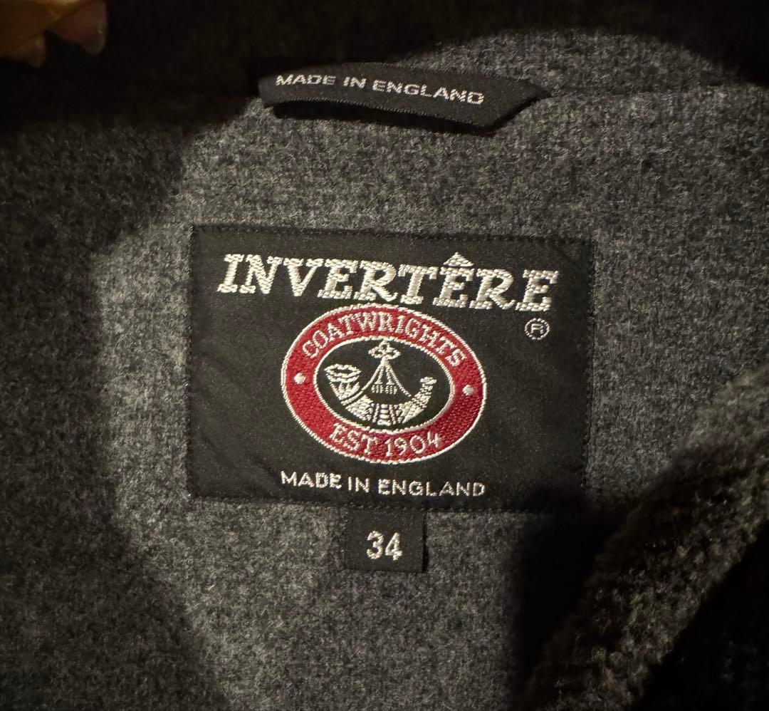 ほぼ新品　INVERTERE ダッフルコート グレー 34