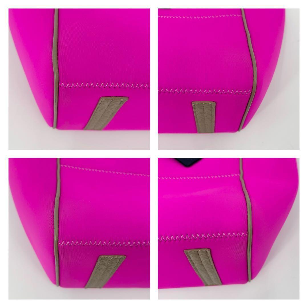 【最終底値】ADMJ マジックライト トリコットダブルトートバッグ ピンク