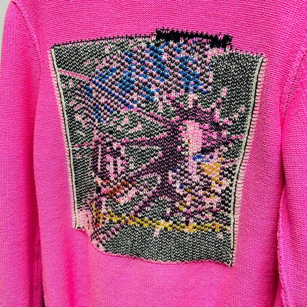 神*子様 グッチ × ディズニー ドナルドダック ニット セーター ピンク 長袖