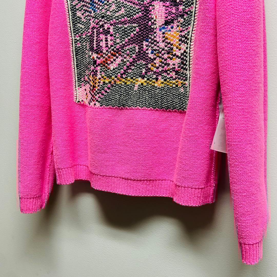 神*子様 グッチ × ディズニー ドナルドダック ニット セーター ピンク 長袖