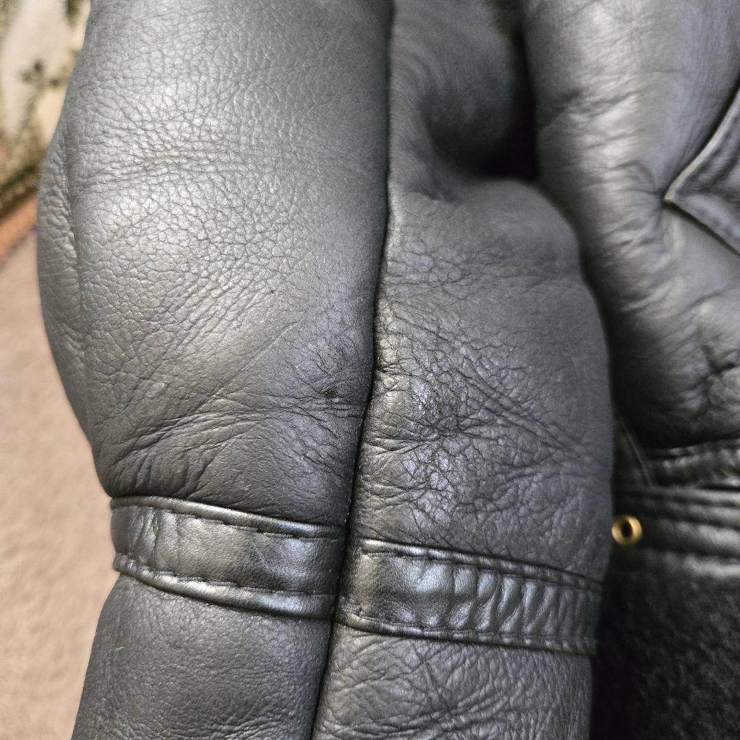 や*ま様 B-3フライトジャケットAVIATION CO. レザージャケットムー