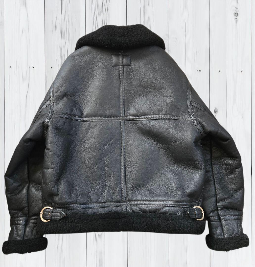 や*ま様 B-3フライトジャケットAVIATION CO. レザージャケットムー