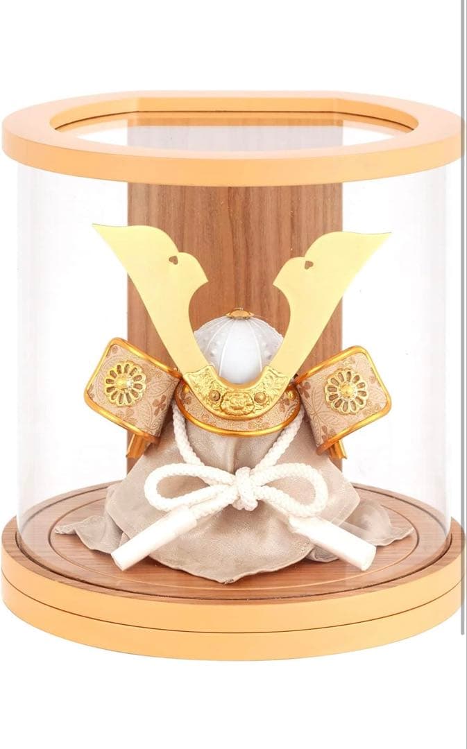 新品　五月人形 コンパクト 兜ケース飾り 兜飾り スタイリッシュ定価25800円