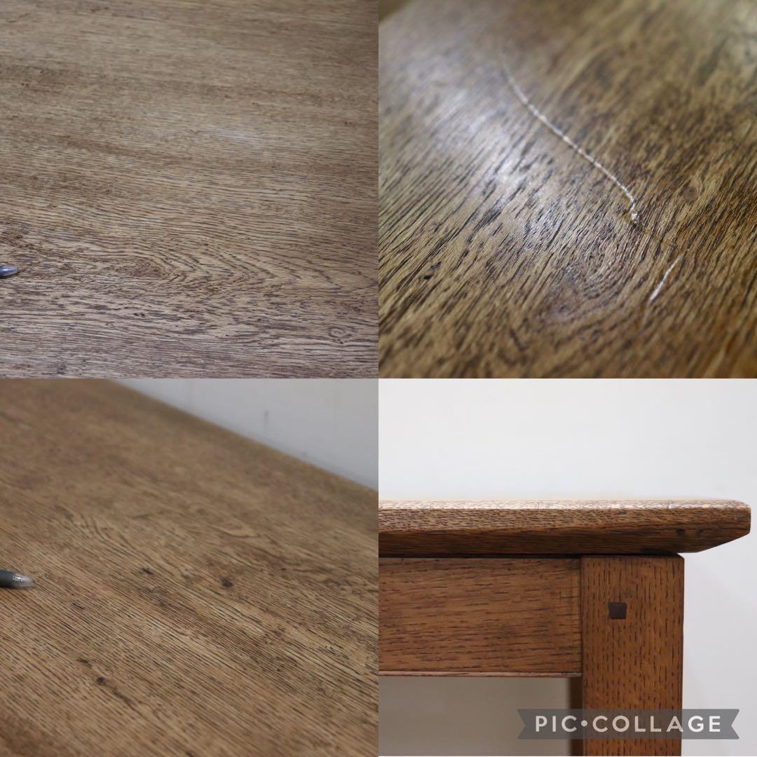 GMHH506○飛騨家具 特注 ダイニングテーブル 食卓テーブル 楢無垢材