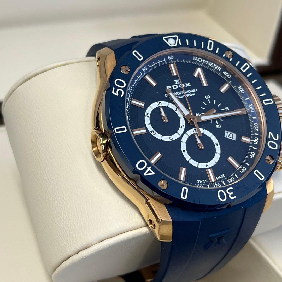 【最終値】EDOX エドックスクロノオフショ ア