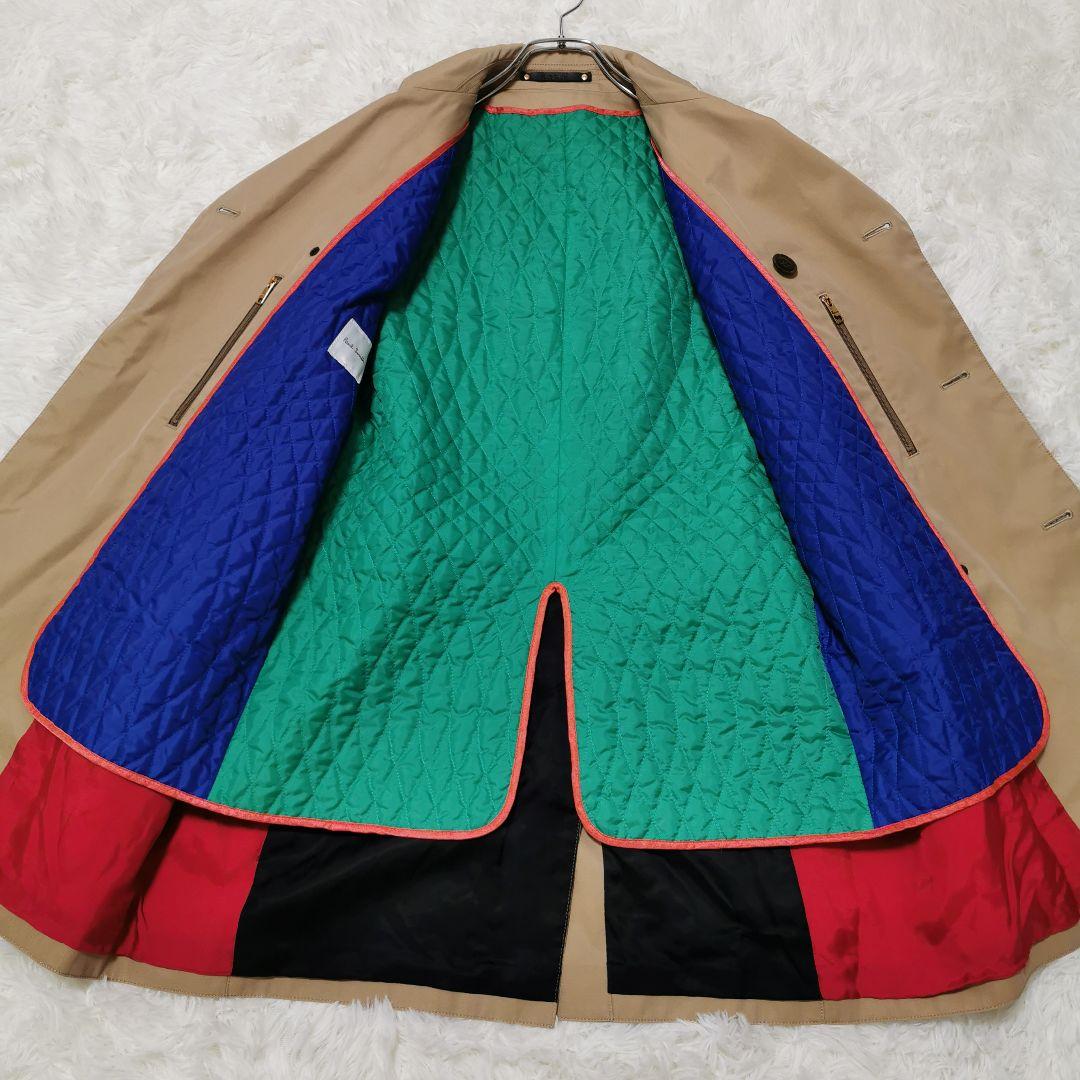 美品 ポールスミス ライナー付 トレンチコート 現行 マルチ ベージュ Sサイズ