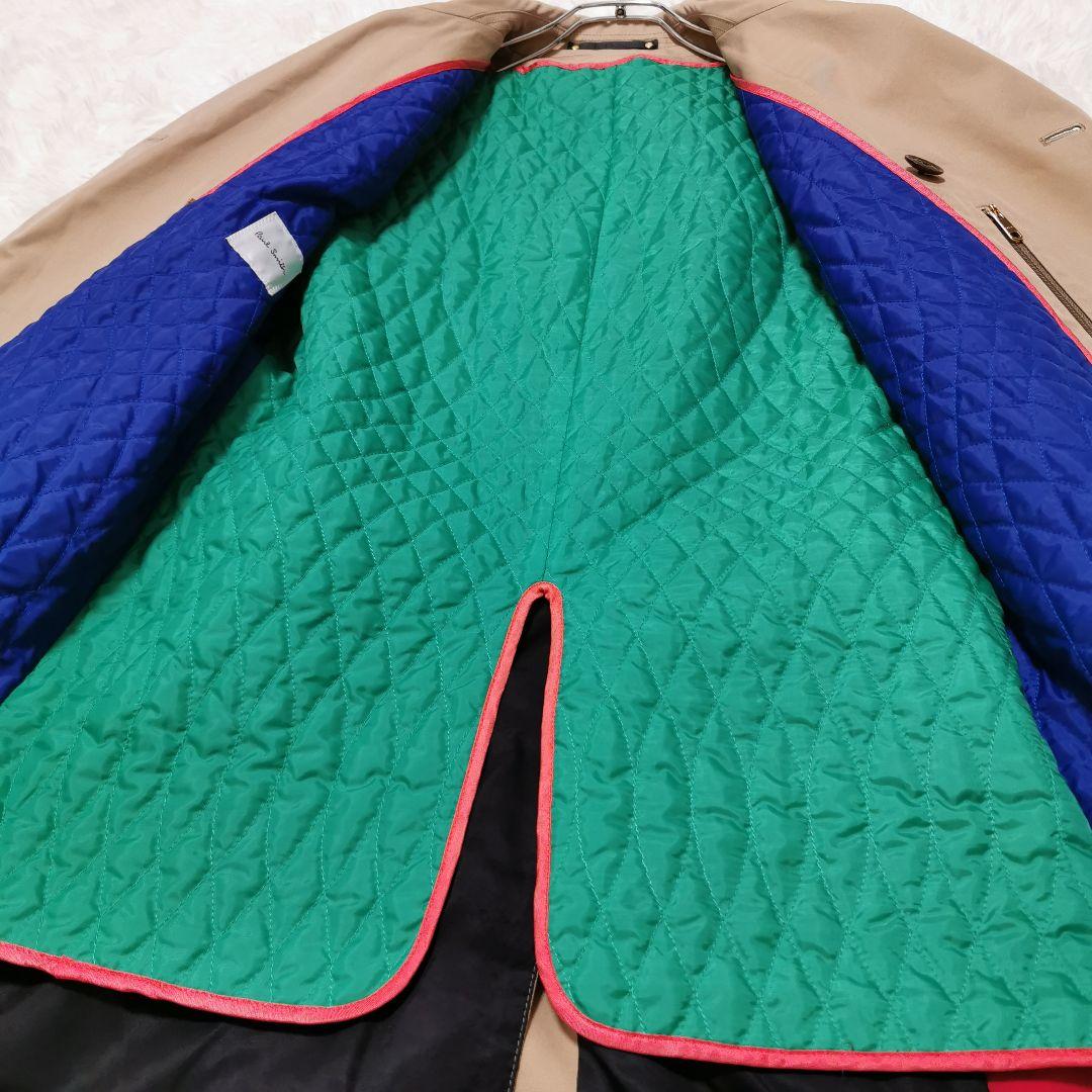 美品 ポールスミス ライナー付 トレンチコート 現行 マルチ ベージュ Sサイズ