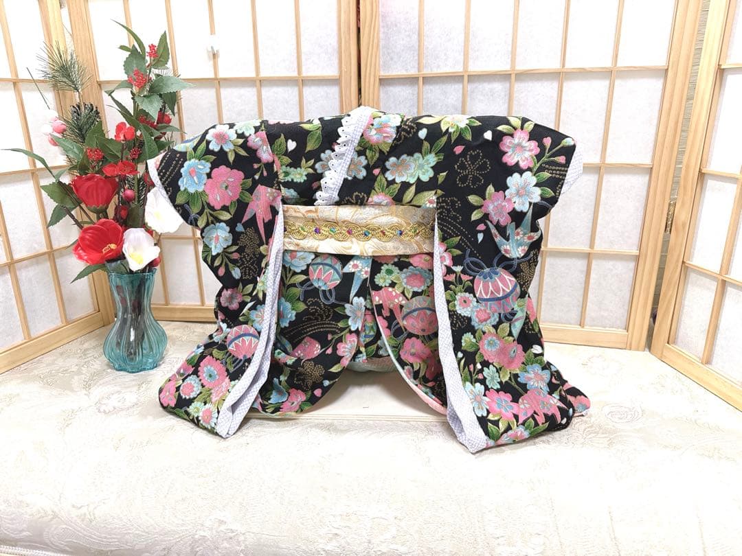 B466.pon2pan2☆犬オーダー2ウェイお着物☆犬お着物☆犬オーダーお着物