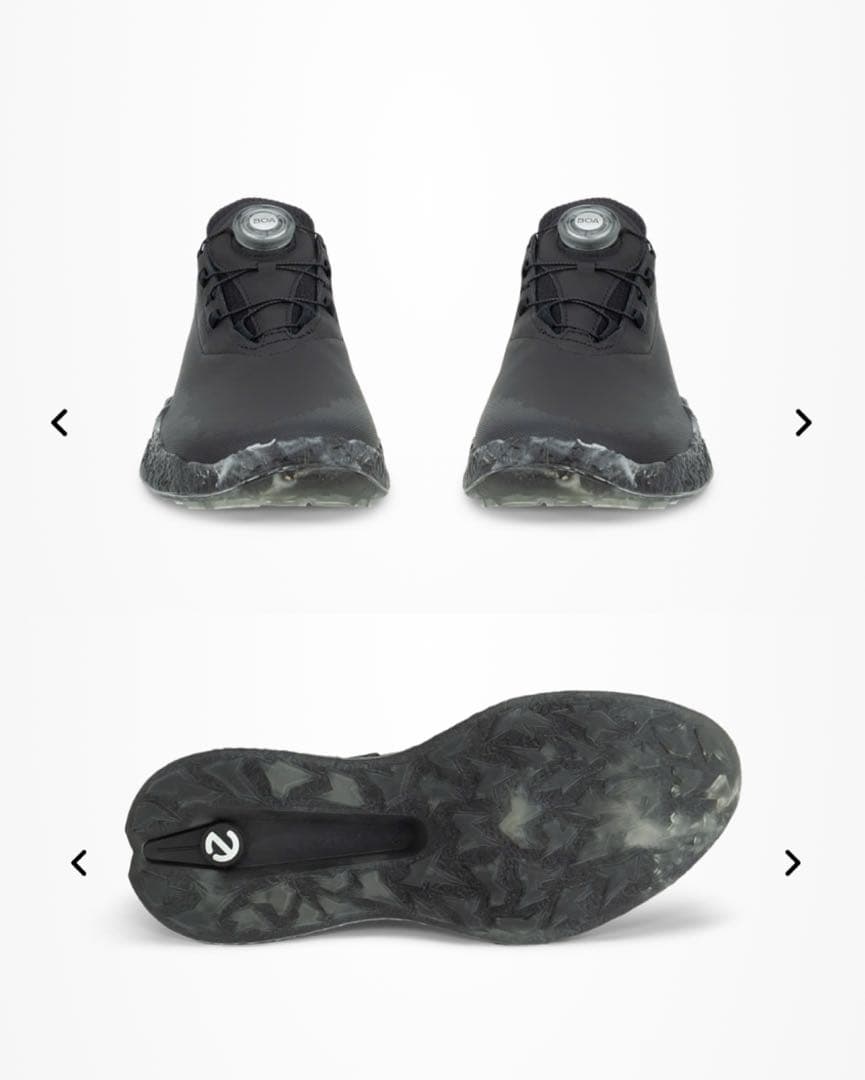 【美品】ECCO ゴルフシューズ 撥水加工！25.5cm