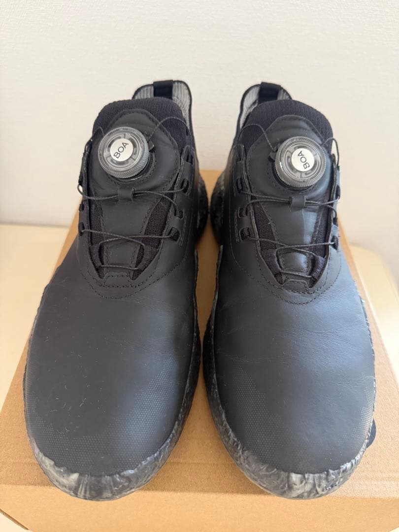 【美品】ECCO ゴルフシューズ 撥水加工！25.5cm