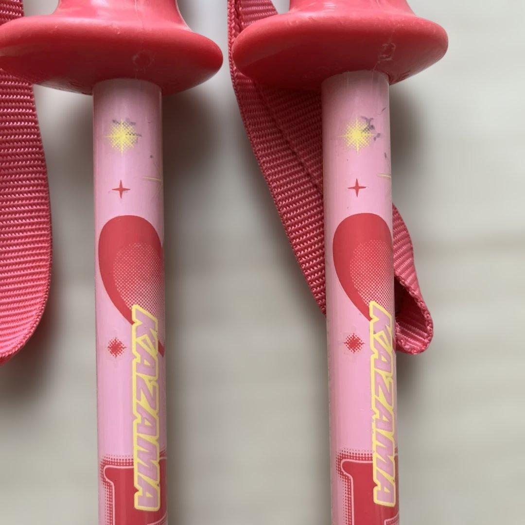 【KAZAMA】PAX Rocker 106 子供用スキー3点セット ピンク