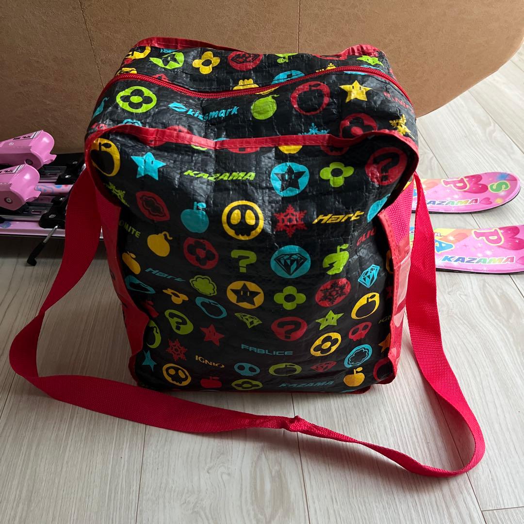 【KAZAMA】PAX Rocker 106 子供用スキー3点セット ピンク