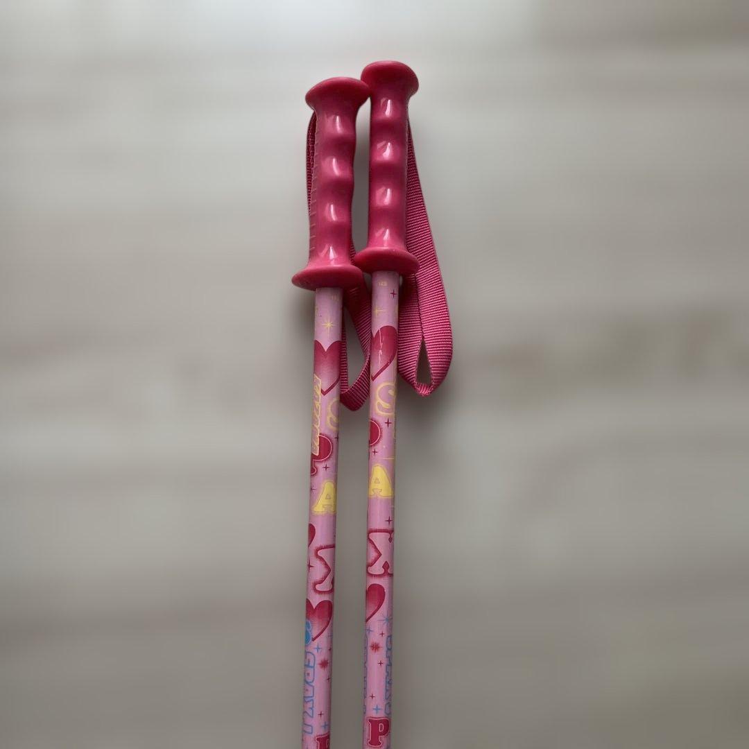 【KAZAMA】PAX Rocker 106 子供用スキー3点セット ピンク