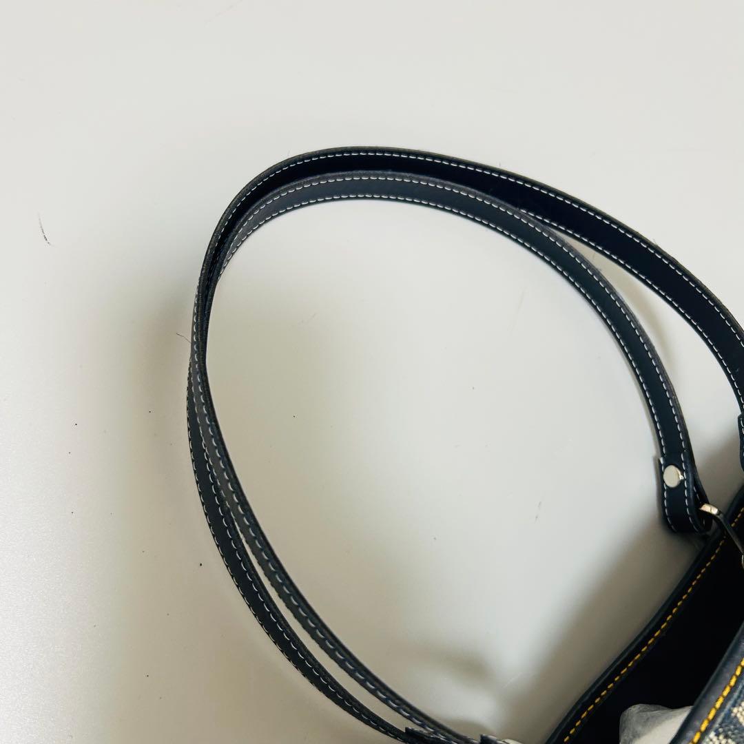 クリスチャンディオール トロッター トートバッグ ハンドバッグ ネイビー