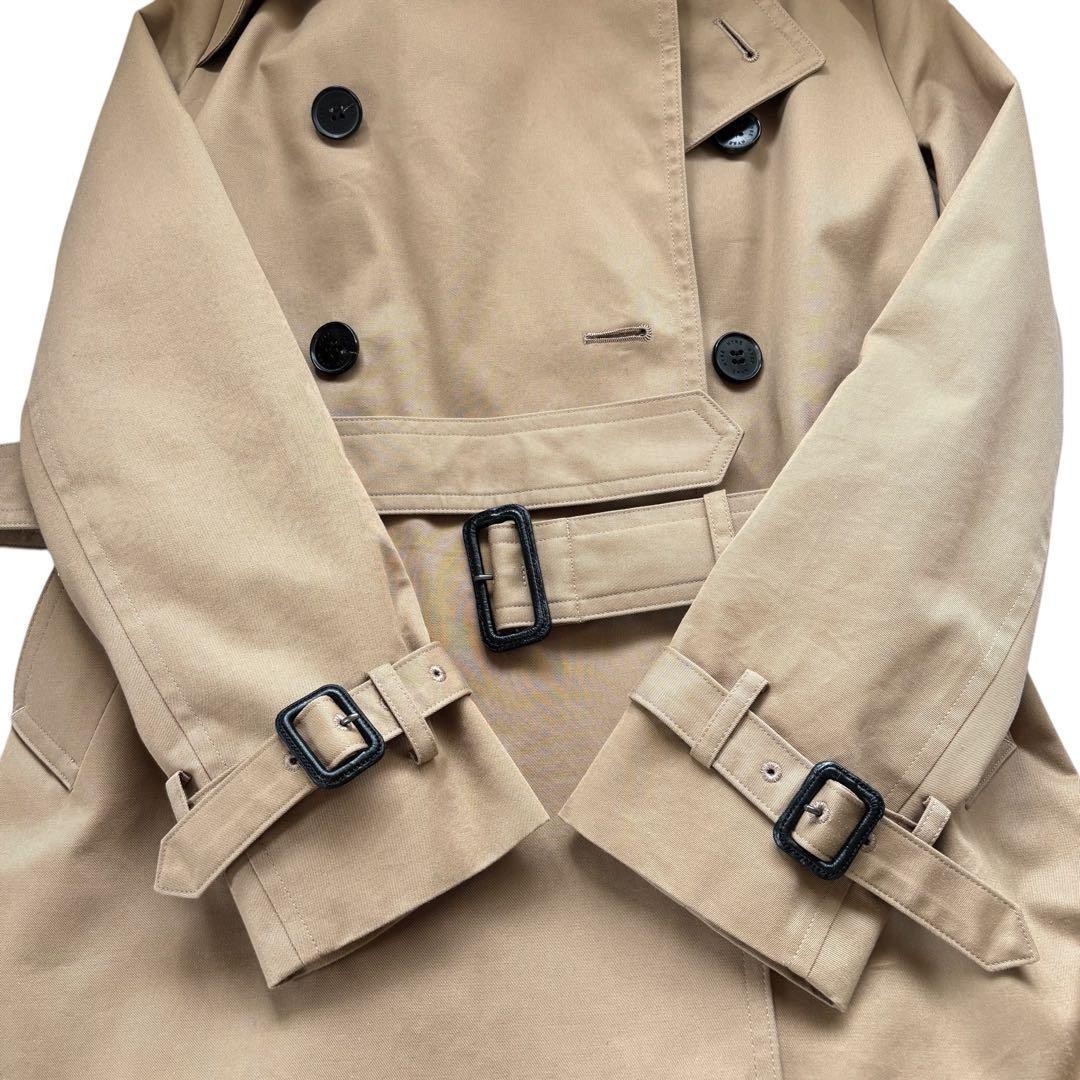 HYKE TYPE1 トレンチコート 名品⭐️ライナー付 上質ベージュ S 極美品