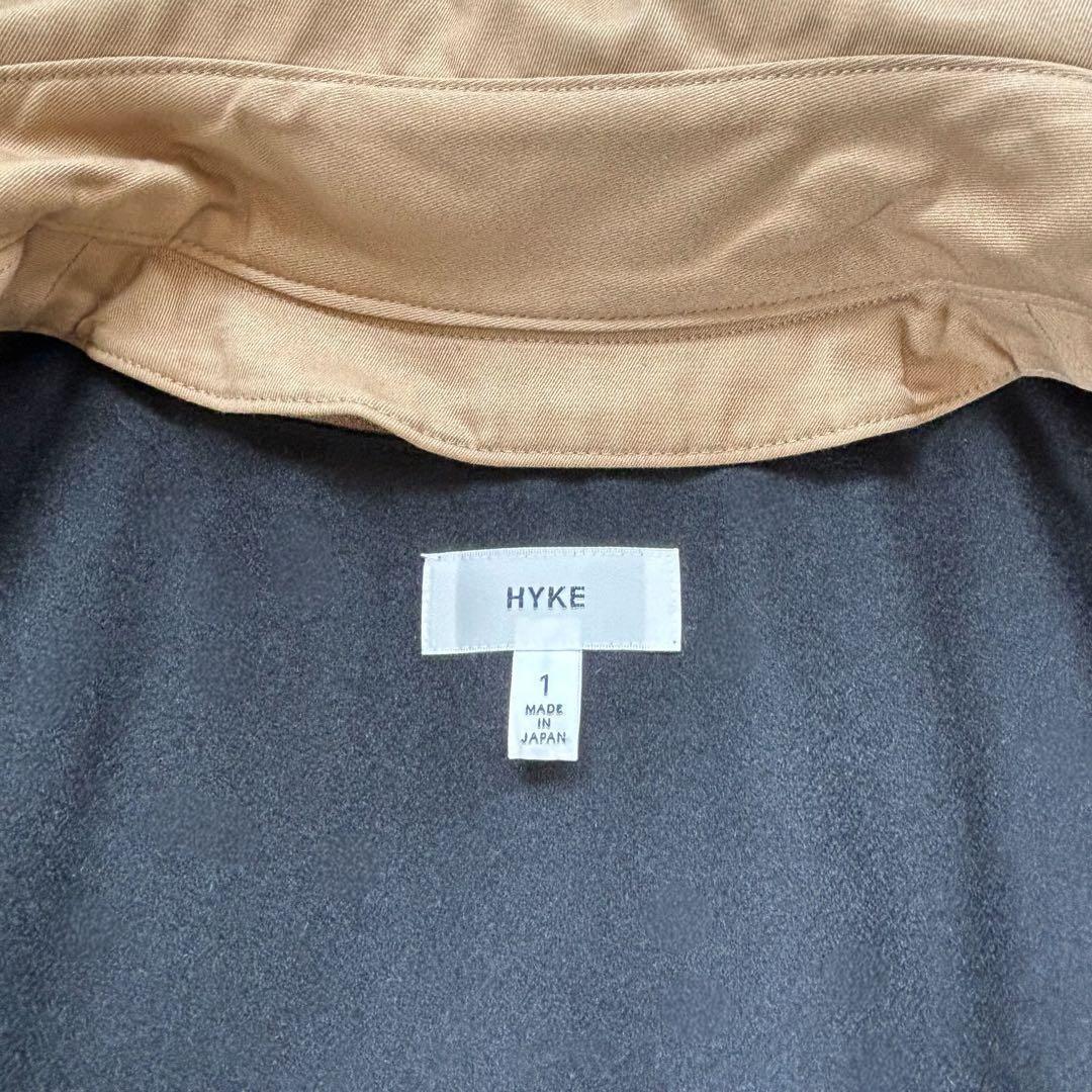 HYKE TYPE1 トレンチコート 名品⭐️ライナー付 上質ベージュ S 極美品