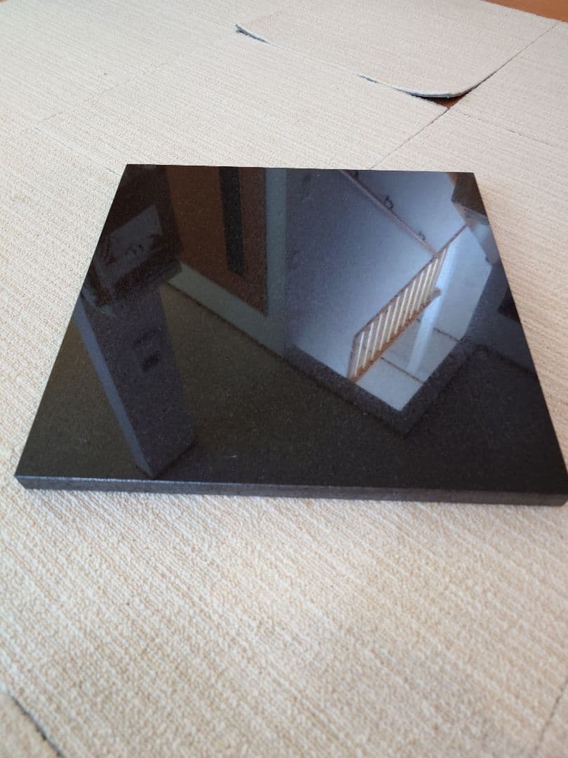 黒御影石　オーディオボード　400mm✕400mm✕20mm　2枚