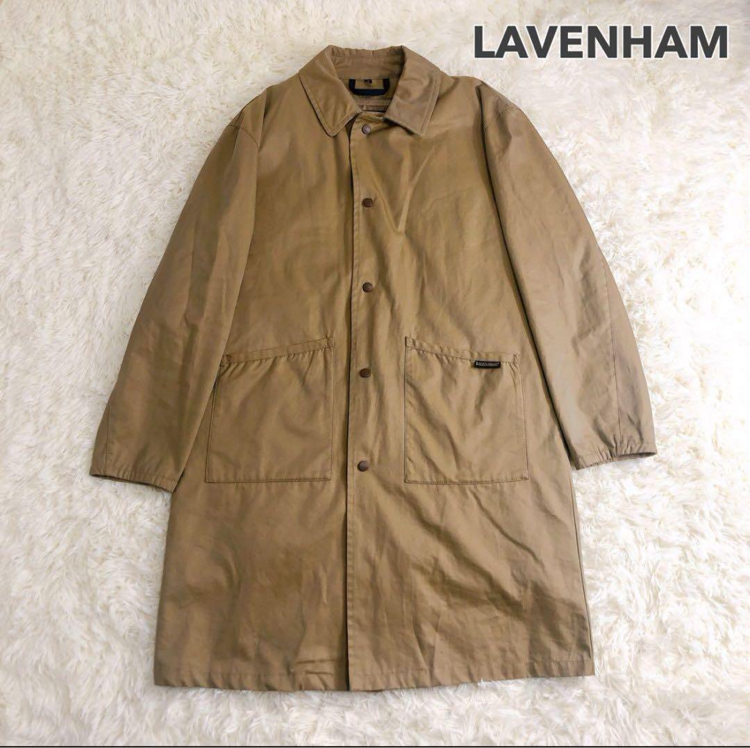 LAVENHAM ステンカラーコート 玉虫カラー 英国製
