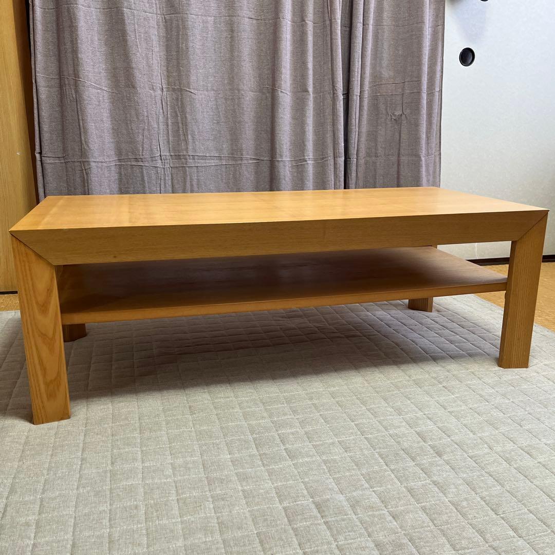 天然木化粧合板 ローテーブル