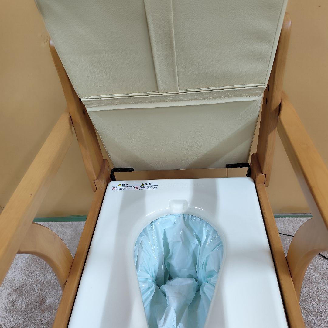 未使用 ラップポンブリオ 自動ラップ式 ポータブルトイレ　音声ガイド機能　送料込