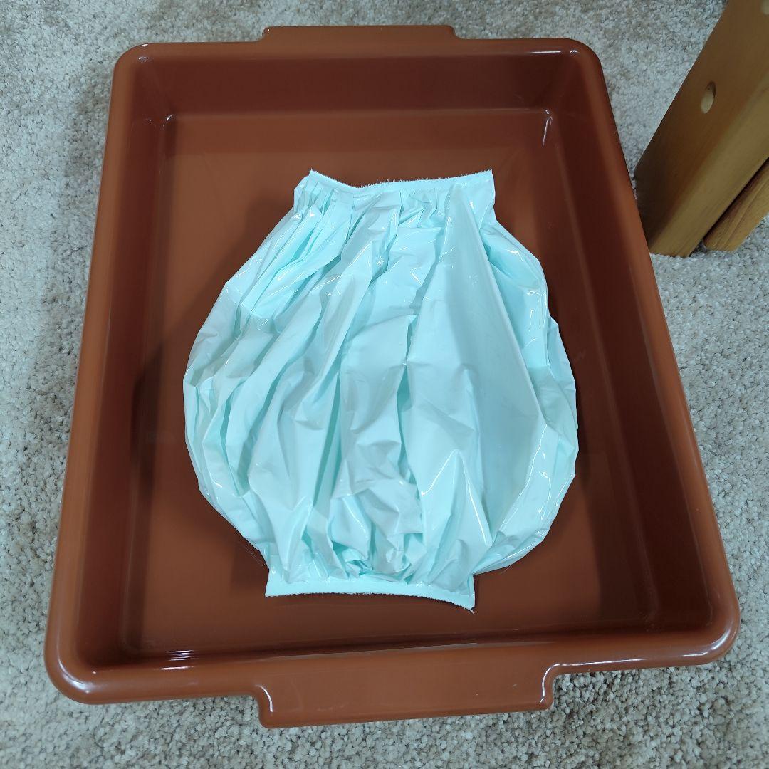 未使用 ラップポンブリオ 自動ラップ式 ポータブルトイレ　音声ガイド機能　送料込