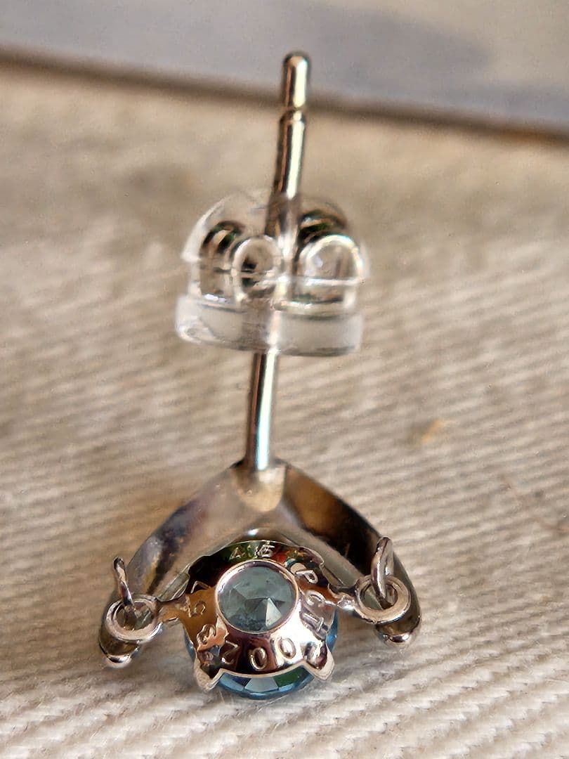 Ambrose WG　ブルートパーズピアス(両耳用)